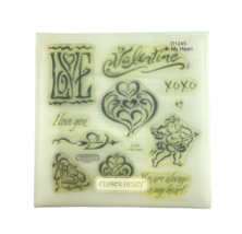 Close To My Hear  In My Heart D1245 My Acrylix Stamps Valentine Love - $19.51