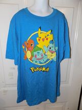 POKEMON THE FAB FOUR BLUE SHORT SLEEVE T-SHIRT SIZE L (14/16) KIDS NEW - $17.10
