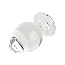 Extra Large Glass Butt Plug 2.3 X 4.13 Inch G-Spot Crystal Anal Plug Bum... - £23.58 GBP