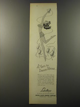 1953 United States Rubber Company Lastex Ad - A Yarn to dance about - $18.49