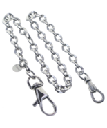 Stainless Steel Pocket Watch Chain Albert Chain Swivel Albert Clasp FCS68 - $32.00 CAD