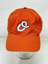 Baltimore Orioles Stitched O Baseball Hat Orange Adjustable Unisex VTG - £15.49 GBP