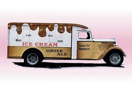 Ice Cream Truck - Art Print - £17.63 GBP+