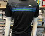 YONEX 22FW Men&#39;s Badminton T-Shirts Sports Top Tee Black [US:S] NWT 16347EX - $27.81