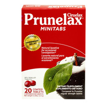 Ciruelax Prunelax Minitabs Natural Laxative Coated Tablets, 20 Count.. - $13.85