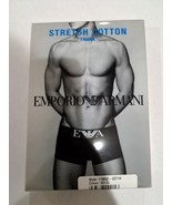 Emporio Armani Stretch Cotton Trunk,  Small, Black - $18.37