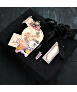 Gothic moon journal Witch grimoire Witchy junk book for sale complete ha... - $194.23 CAD