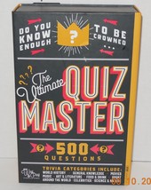 2018 Professor Puzzle The Ultimate Quiz Master Board Game 100% COMPLETE - £11.72 GBP