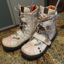 TMA EYES Anti-slip Washed PU Leather Warm Flat Ankle Boot Women&#39;s Size 9.5 - £35.52 GBP
