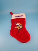 Vintage Minnesota Vikings NFL Holiday Christmas Stocking Embroidered. - $13.98