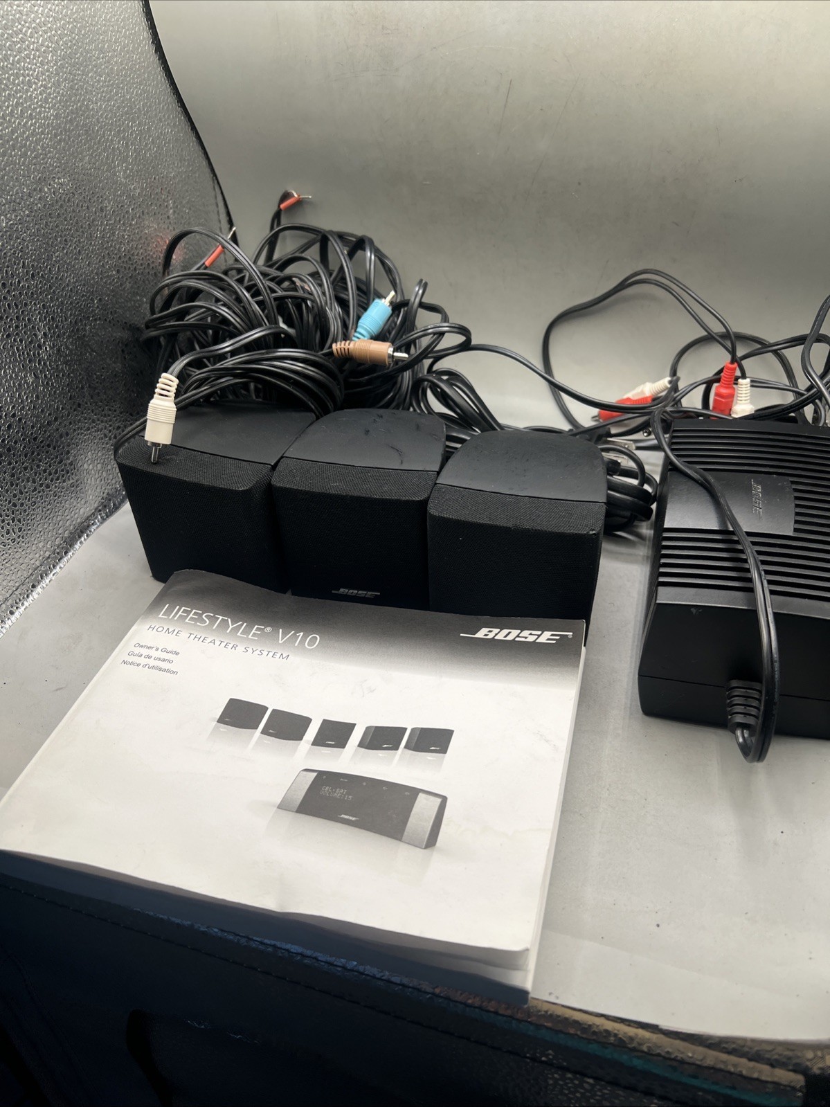 Bose Lifestyle v10 Home Theater System Incomplete See Pictures  			