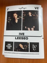 LEESEOIVE Official PHOTO STICKER &#39;I&#39;VE IVE&#39; Kpop Authentic Rare - $54.94 MXN