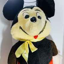 Mickey Mouse Plush 36 in Toy Stuffed Animal Big Jumbo Walt Disney Bow Vintage - £56.91 GBP