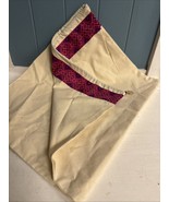 XL Tory Burch Boot Dust Bag cover with Metal Charm 18” x27” Dustbag - $282.52 MXN