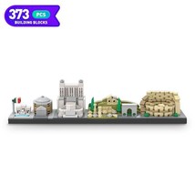 Rome Architecture Skyline Model Building Blocks Set City MOC Brick Toys 373pcs - £25.96 GBP