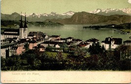 Vintage Postcard 1900-1910 Switzerland Luzern and die Alpen Tellskapelle E Goetz - £6.07 GBP