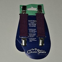 Grand Sierra Purple Toddler Mitten and Glove Clips Winter Snow NEVER USED - £7.86 GBP