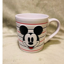 Disney Mickey Mouse Raised Face, Ribbed 16oz Ceramic Coffee Mug- NEW - £12.63 GBP