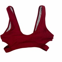 Blooming Jelly Red Bikini Top Small - $18.53