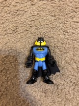 Fisher Price Batman Imaginext DC Comics Cape Black Blue Belt Mask Action... - $9.99