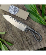 Forged blaksmith chef knife, kitchen knife, Farmhouse knife - $4,569.55 MXN