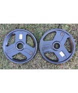Two Weider Barbell 25 LB  Weight Plates 2” Hole 50 LBS Total - £75.98 GBP