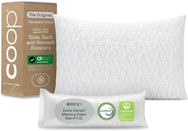 Original Adjustable Memory Foam Pillow for Sleeping, Cross Cut Medium Firm Back - £70.51 GBP+