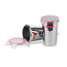 Sumeet Stainless Steel Airtight, Leak Proof, Frezzer Safe and Dust Proof... - $35.05