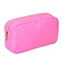 4 Sizes Solid Color Cosmetic Bag Pouch Letter  Organizers Makeup Waterproof Nylo - £53.78 GBP