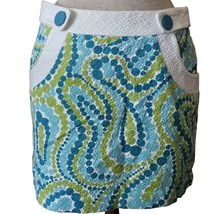 Vintage Green and Blue Mini Skirt Size 0 - $34.65