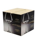 Set Of Lenox Crystal Large BURGUNDY WINE GLASSES 28 oz Umbria Classic El... - €38,89 EUR