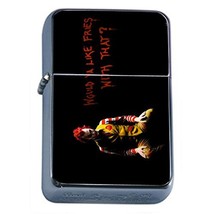 Joker Clown Flip Top Oil Lighter Em1 Smoking Cigarette Silver Case Included - $8.95