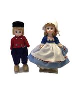 Madame Alexander Netherlands Boy &amp; Girl Dolls Vintage International 8” D... - $37.95