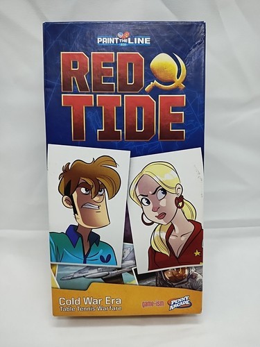 Penny Arcade Red Tide Cold War Era Table Tennis Warfare Card Game Complete - $12.86
