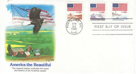 America the Beautiful Eagle FDC - £8.03 GBP