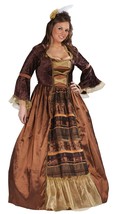 Fun World Costumes Baroness Plus Size Diamond Collection, Brown/Gold, 18... - £48.54 GBP