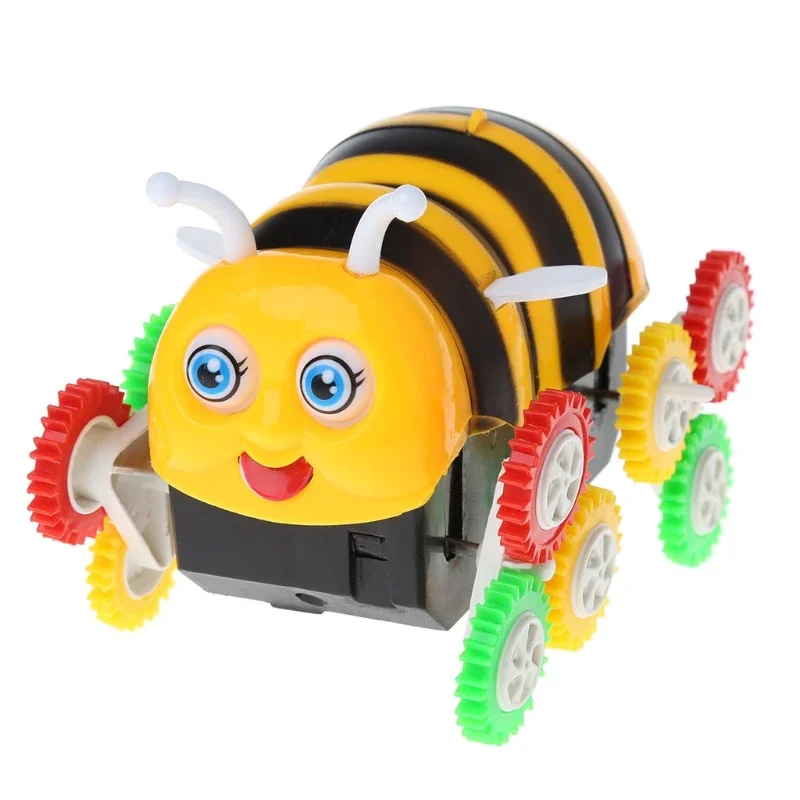 Electronic Bee Toys Cartoon Bee 12 Wheels 360 Degree Tumbling Car Toy Creative - £12.18 GBP