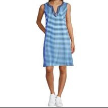 LANDS' END X Draper James Gingham T-Shirt Dress Size Medium - $28.71