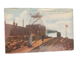 Stazione Su Summit Di Pikes Peak Colorado Cartolina #8464 - £22.15 GBP
