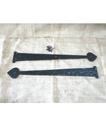 2 Garage Door Decorative Hardware Dummy Hinges 16&quot; Long Gate Decorative ... - $28.99