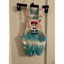 Minnie Mouse Tie-Dye Short Overalls for Girls - £11.77 GBP