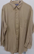 Mens Dress Shirt Lands End Long Sleeved Cotton Button Down Size 17 1/2 - 33 - £9.51 GBP