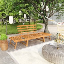  Garden Bench Brown Solid acacia wood Large - $2,700.90 MXN