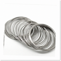 Brand 200 Loop Silver Tone Memory Beading Wire for Bracelet - Durable an... - $38.60