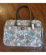 Vintage American Tourister Floral Canvas Duffle Bag suit case 22x17x6 in - $28.04
