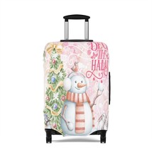 Luggage Cover, Christmas, Snowman, Deck the Halls, awd-049 - £37.11 GBP+