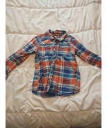Osh Kosh Size 10 Girls Flannel Button Up Shirt - $18.69