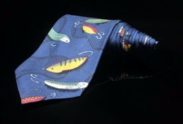 BBB Studio Silk Fly Fishing Sports Necktie 100% Silk Classic - £10.34 GBP