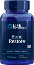 Life Extension BONE RESTORE 120 Veg Caps (EXP. 07/2025) - $9.11