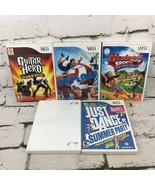 Nintendo WII Empty Replacement Game Cases Manuals Lot Of 5 Guitar Hero W... - £9.46 GBP